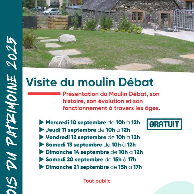 Visite du moulin Débat