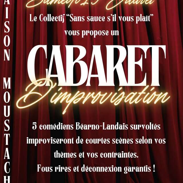 Cabaret d’impro à Maison Moustache