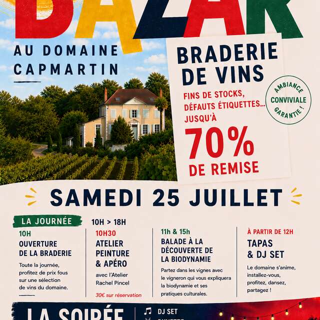 Grand bazar au Domaine Capmartin