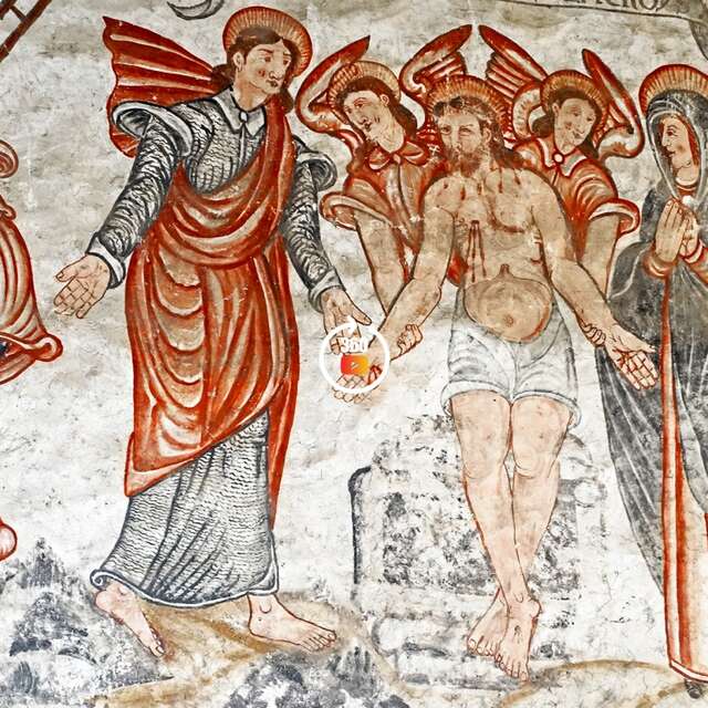 Visites d'églises en vallée d'Aure : Les églises peintes