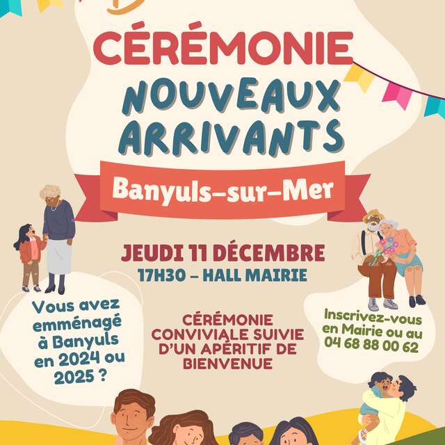 CEREMONIE D'ACCUEIL DES NOUVEAUX ARRIVANTS