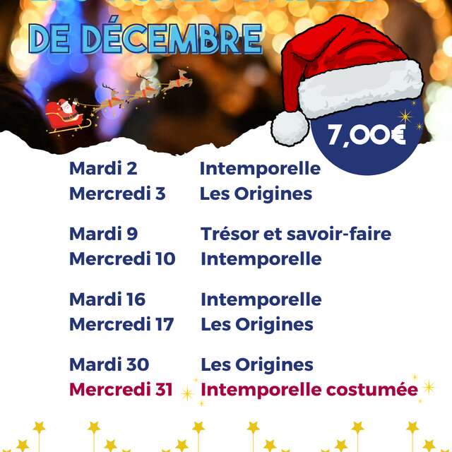 VISITES GUIDEES DE DECEMBRE