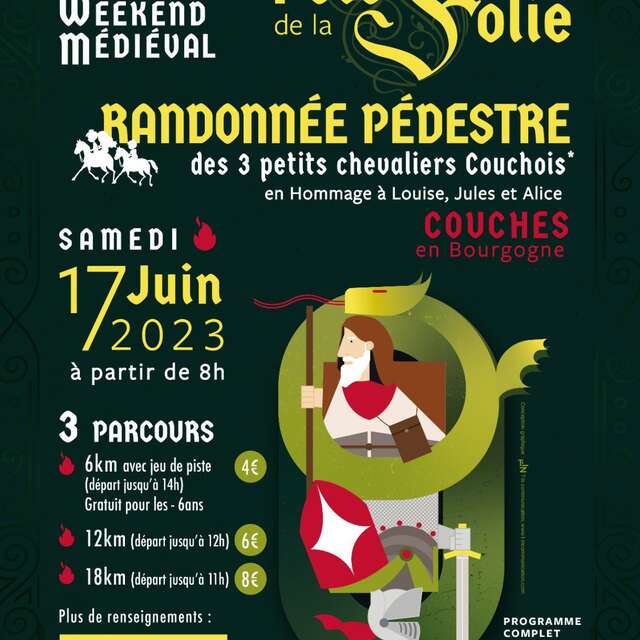Randonnée pédestre des 3 petits chevaliers couchois