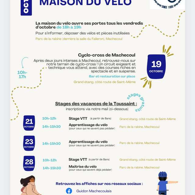 PERMANENCE A LA MAISON DU VÉLO