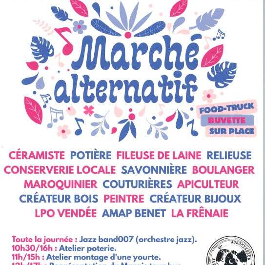 Marché alternatif à la Laiterie du Mazeau