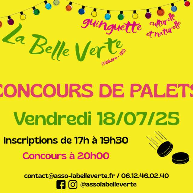 Concours de palets - Guinguette La Belle Verte