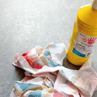 Atelier "Peinture sur tissu". De 3 à 6 ans