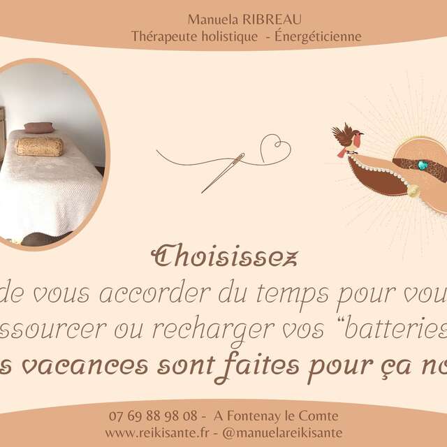 THÉRAPEUTE & ÉNERGETICIENNE - RIBREAU MANUELA