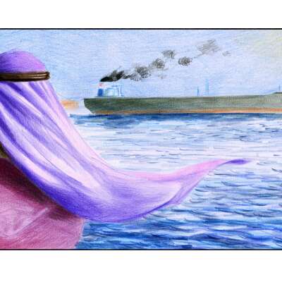 Ancre noire par Camille