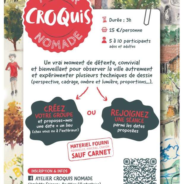 Atelier croquis nomade