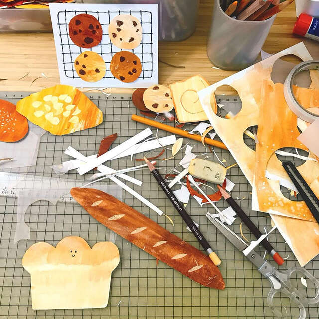 Le Brunch de Mlle Mars - Petite dinette en carton