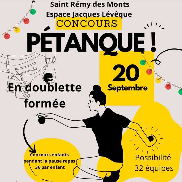 Concours de pétanque