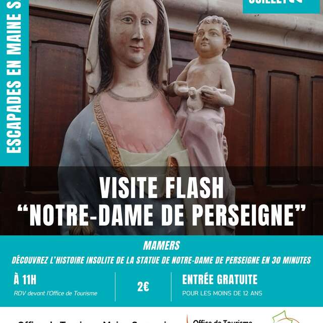 Escapades en Maine Saosnois : Notre Dame de Perseigne, une statue oubliée
