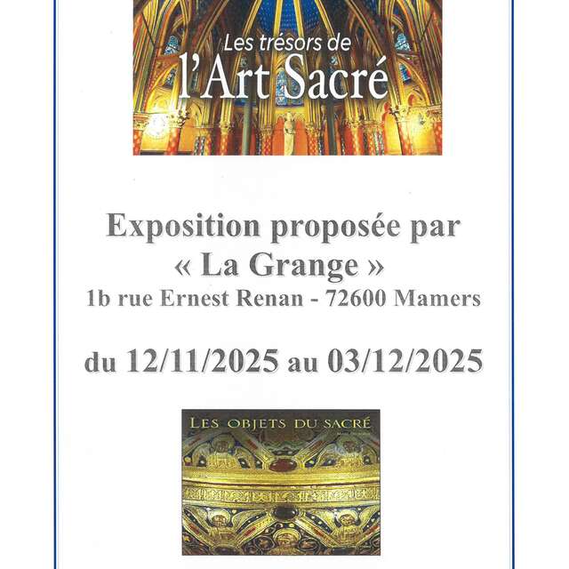 Exposition "Les trésors de l'Art Sacré"