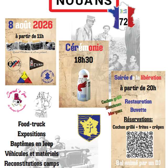 Inauguration d'une Borne du serment de Koufra