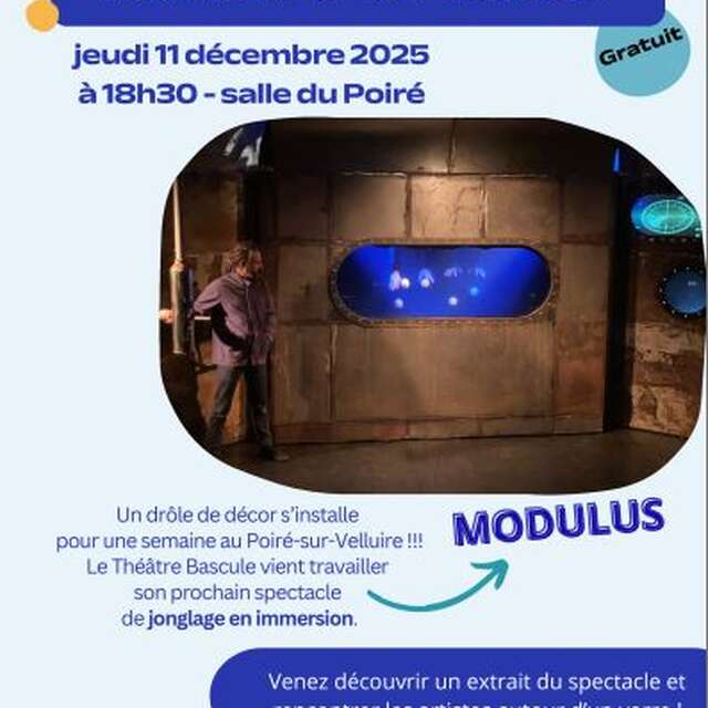 Rencontre & Découverte avec le Théâtre Bascule