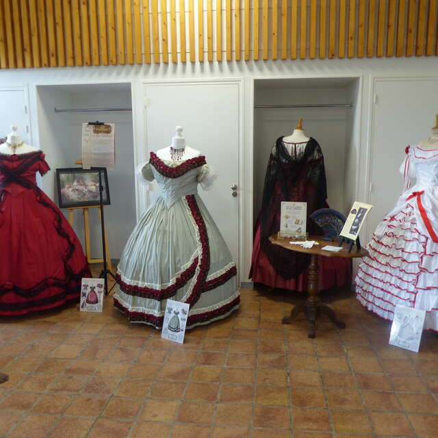 Nicole Lecaille - exposition de costumes « Bicentenaire de l’Impératrice Eugénie »
