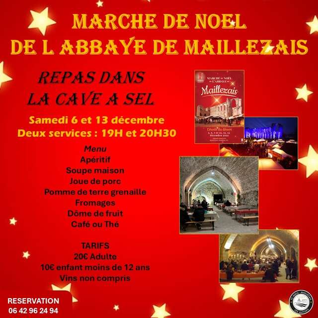 Repas samedi - Marché de Noël de Maillezais