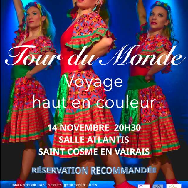 Soirée Cabaret "Tour du monde, voyage haut en couleur"