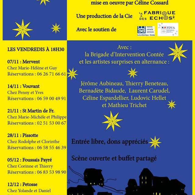 Spectacle Veillée au Hameau - Foussais-Payré