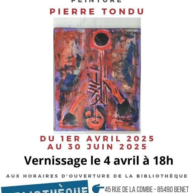 EXPOSITION DE PIERRE TONDU