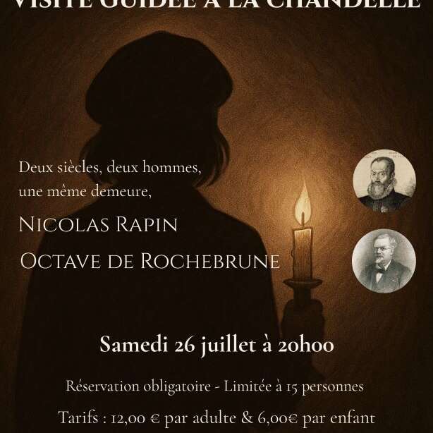 Visite guidée théâtralisée à la chandelle au chateau de Terre-Neuve