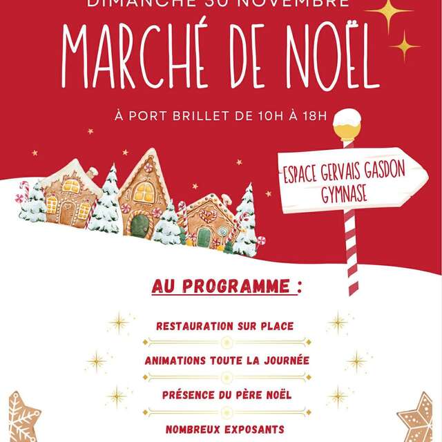 Marché de Noël à Port-Brillet