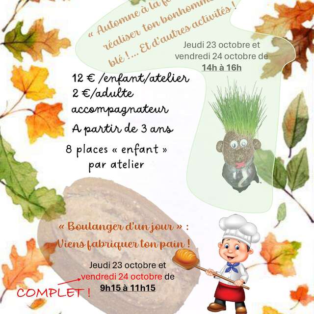ATELIER AUTOMNE A LA FERME