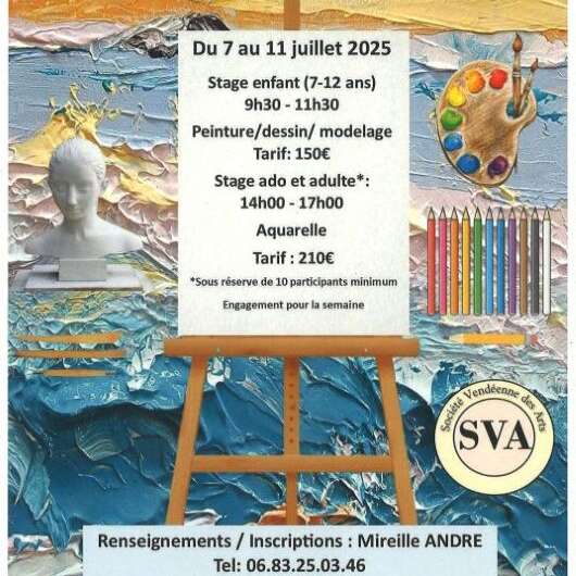 Ateliers d'été de la Société Vendéenne des Arts