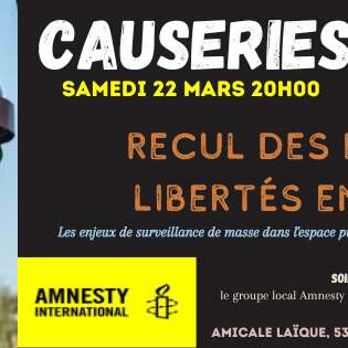 CAUSERIE DE L‘AMICALE LAÏQUE