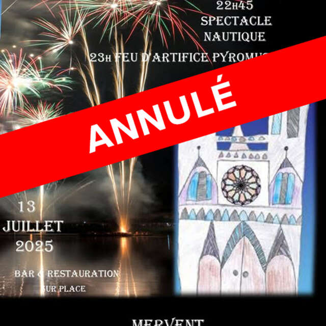 Annulé - Concert et feu d'artifice à Mervent
