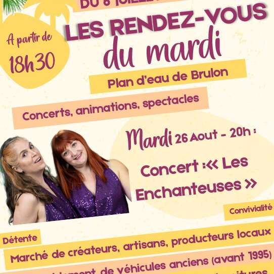 Concert à Brûlon "Les Enchanteuses"