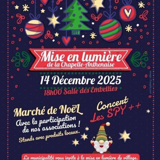 Mise en Lumières et Marché de Noël - La Chapelle-Anthenaise