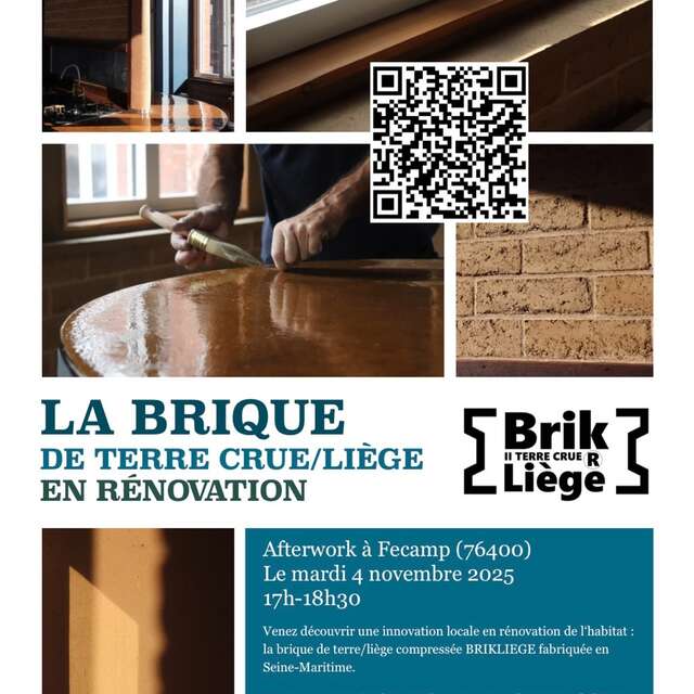 AFTERWORK - La brique de terre crue/liège