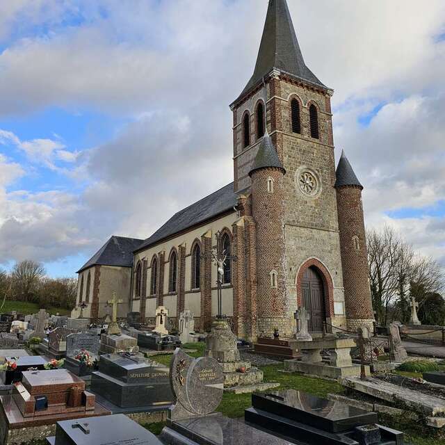 Pierres en Lumières 2025 en l'église Saint-Martin de COLLEVILLE