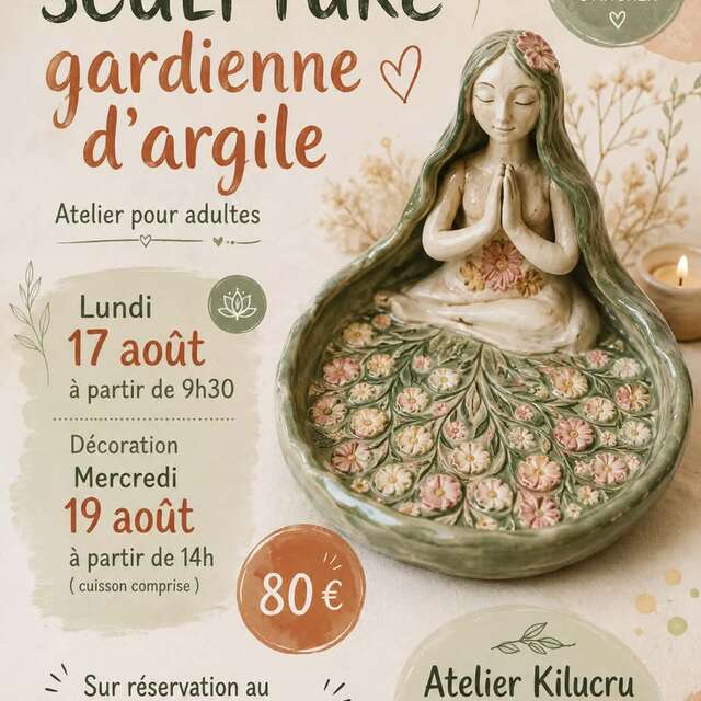 ATELIER - Fabrique ta sculpture gardienne d'argile