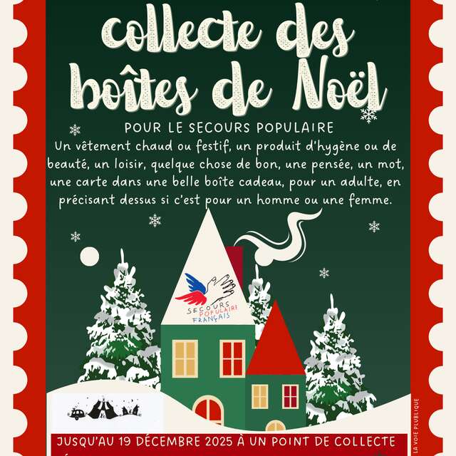 Collecte des boîtes de Noël
