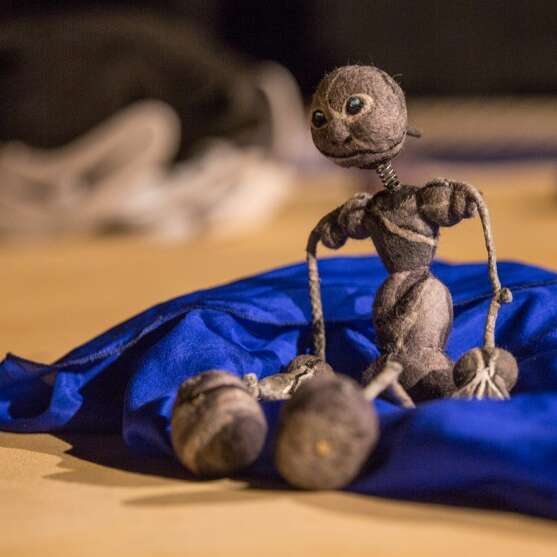 Meʁ Danse et objets marionnettiques par la Compagnie Sous les sabots d’un cheval