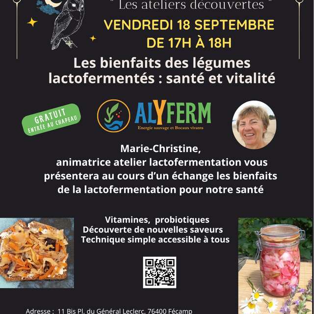 ATELIER - Les bienfaits des algues avec Alyferm