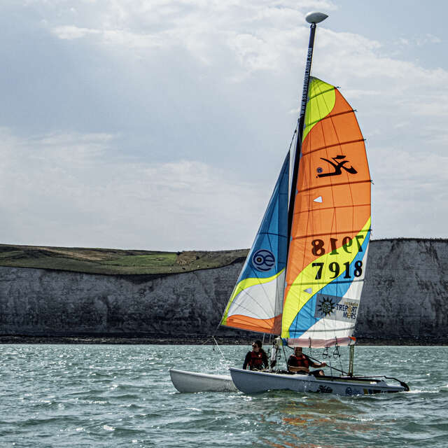Cours de catamarans - Centre Nautique du Tréport