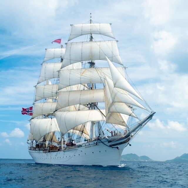 Montée de Seine à bord du voilier Statsraad Lehmkuhl