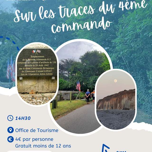 Randonnée guidée sur les traces du 4ème Commando