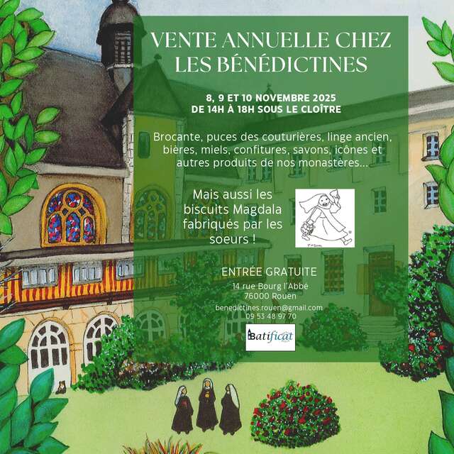 Vente annuelle chez les Bénédictines