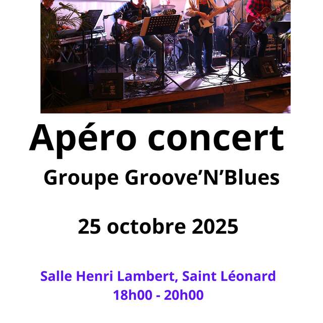 APÉRO CONCERT : groupe Groove'N'Blues