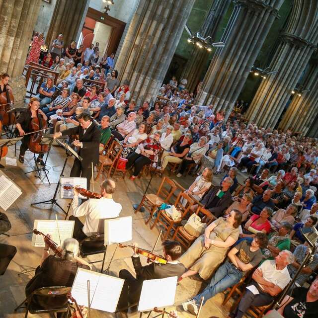 Concert de l'orchestre symphonique des Hôpitaux et Universités de Rouen Normandie direction Pierre Déchelotte et Paul Méhaud