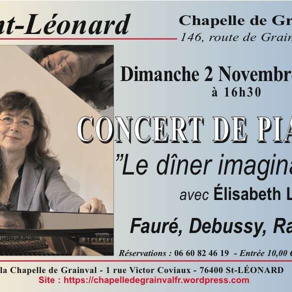 CONCERT DE PIANO : Le dîner imaginaire