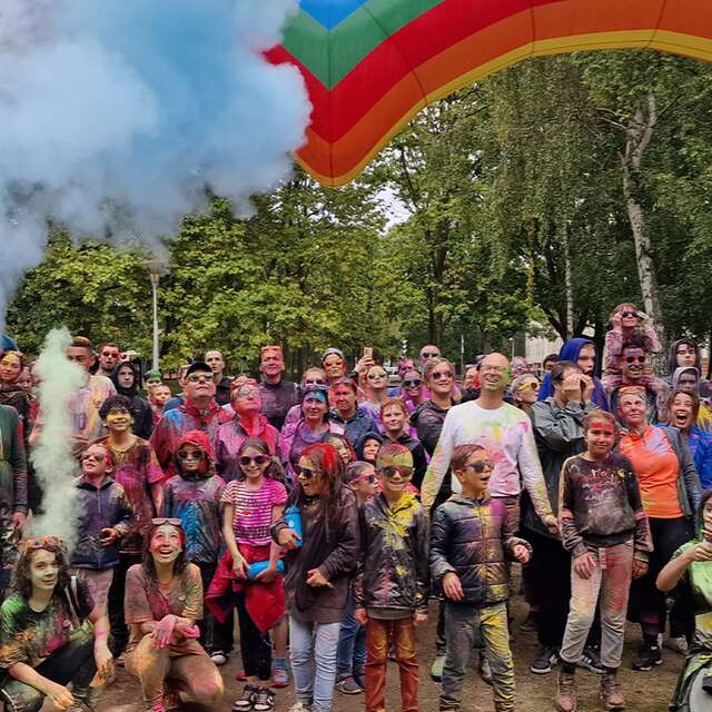 Course de couleurs
