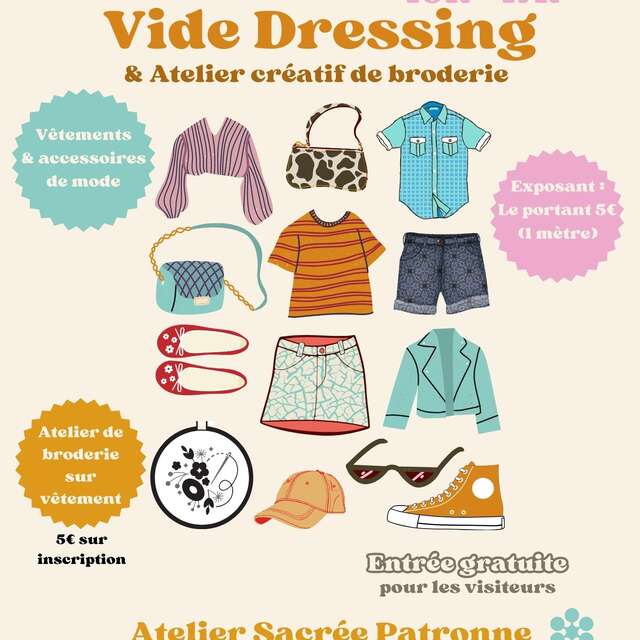 Vide-dressing et atelier broderie