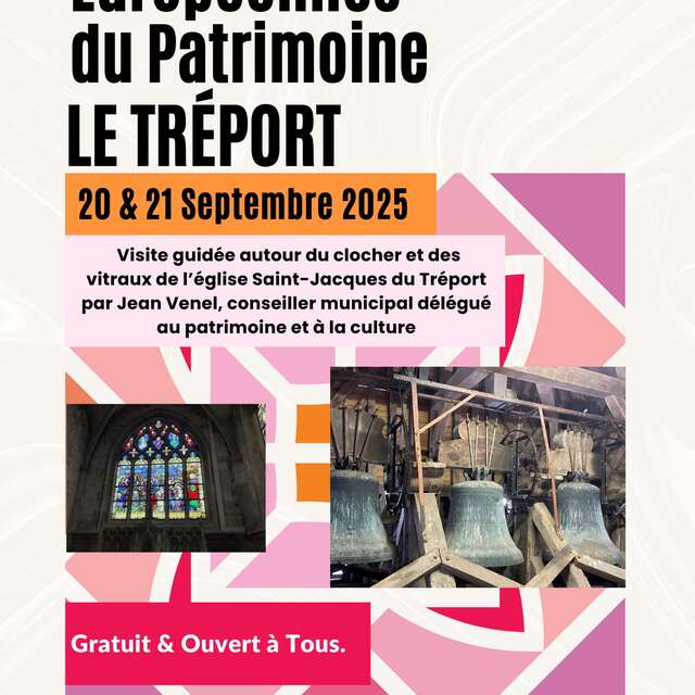 JEP 2025 - Visites guidées autour du clocher et des vitraux - Eglise St Jacques