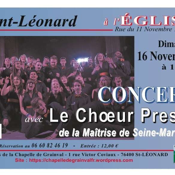 CONCERT : Choeur Presto